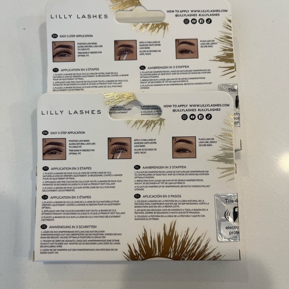 Set of 2 Lilly Lashes Luxury Synthetic Lite False Eyelashes - Picture 4 of 4